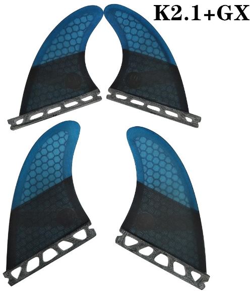 surfboard Future K2.1 Quad-Fins Fiberglass