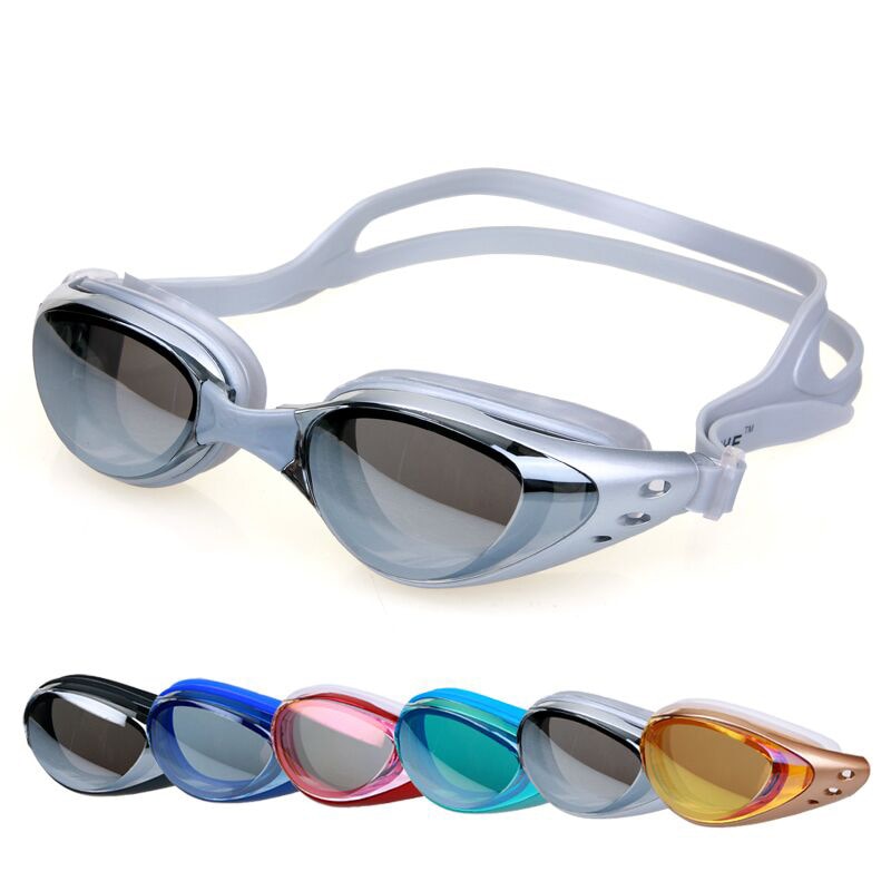 Swimming Goggles Anti-Fog UV Adjustable Plating Men Women Waterproofw