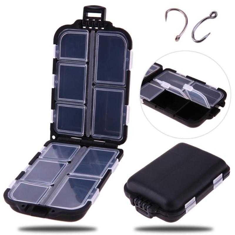 Portable Fishing Tackle Box Waterproof Plastic Fishing Lure Hook Rig Bait Storage Case Organizer Container Fish Lures Pesca