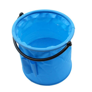 Plastic Folding Bucket Portable Collapsible Fishing Bucket For Washing Painting Brush