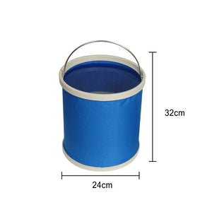 Thickening Portable Folding Bucket Outdoor Camping Fishing Bucket Car Storage Container Car Wash Bucket Cleaning Tools #LR5