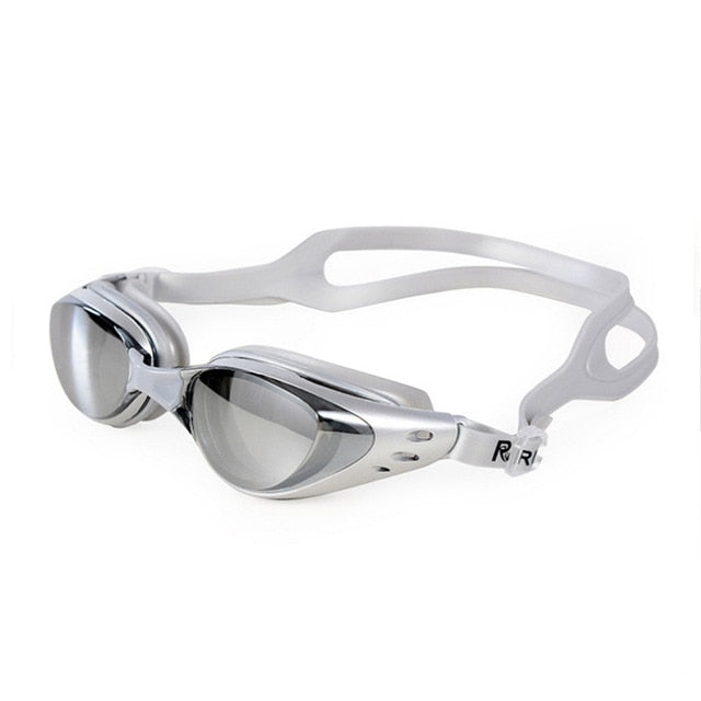Swimming Goggles Anti-Fog UV Adjustable Plating Men Women Waterproofw
