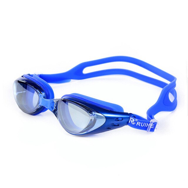 Swimming Goggles Anti-Fog UV Adjustable Plating Men Women Waterproofw