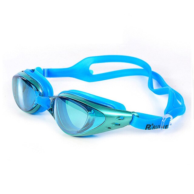 Swimming Goggles Anti-Fog UV Adjustable Plating Men Women Waterproofw