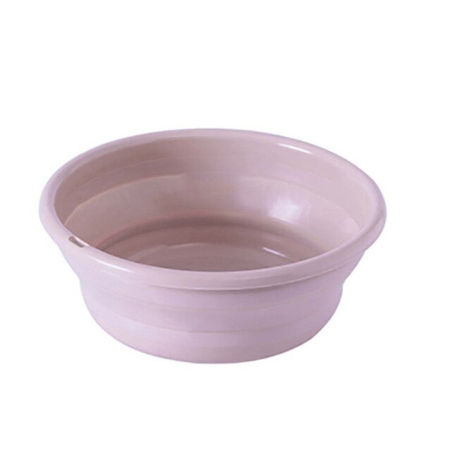 Folding Basin Portable Silicone Folding Bucket Camping Washbasin Collapsible Fishing Car Wash Bucket