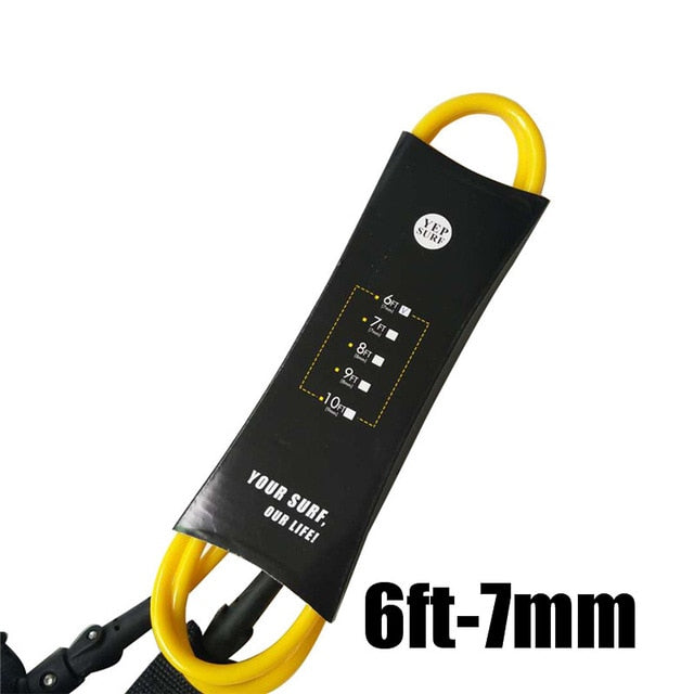 1pc Straight Leash 6ft,7ft,8ft,9ft 7mm Surfboard Leash Yep.surf Super