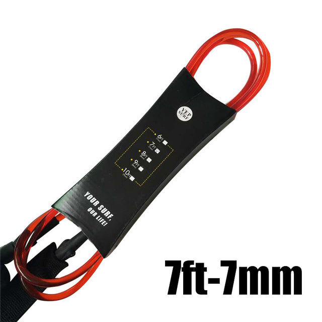 1pc Straight Leash 6ft,7ft,8ft,9ft 7mm Surfboard Leash Yep.surf Super