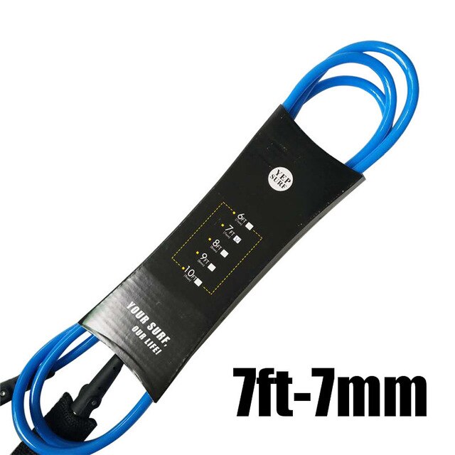 1pc Straight Leash 6ft,7ft,8ft,9ft 7mm Surfboard Leash Yep.surf Super