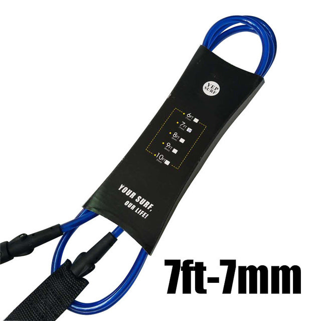 1pc Straight Leash 6ft,7ft,8ft,9ft 7mm Surfboard Leash Yep.surf Super