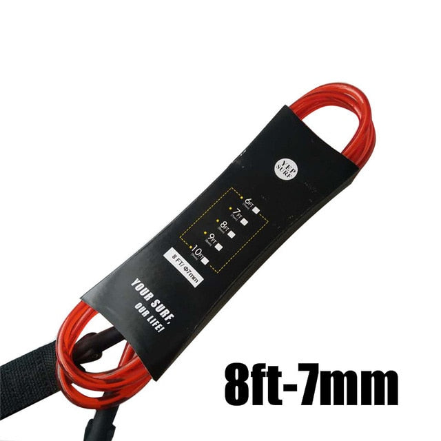 1pc Straight Leash 6ft,7ft,8ft,9ft 7mm Surfboard Leash Yep.surf Super