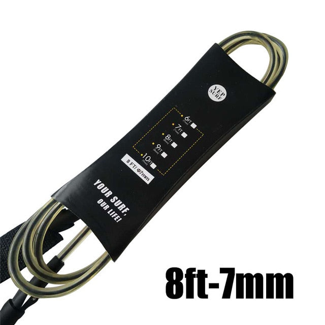 1pc Straight Leash 6ft,7ft,8ft,9ft 7mm Surfboard Leash Yep.surf Super