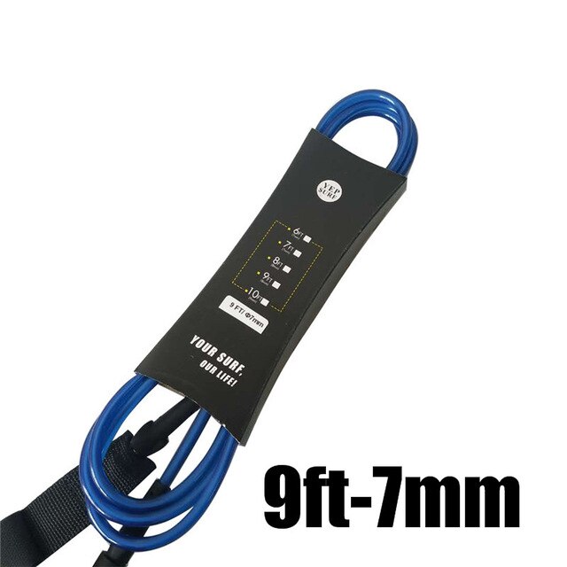 1pc Straight Leash 6ft,7ft,8ft,9ft 7mm Surfboard Leash Yep.surf Super