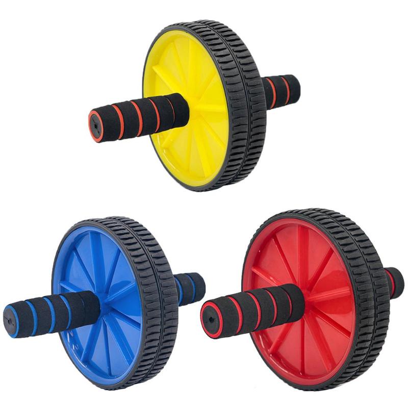 Double-wheeled Abdominal Press Wheel Rollers Exercise Equipment