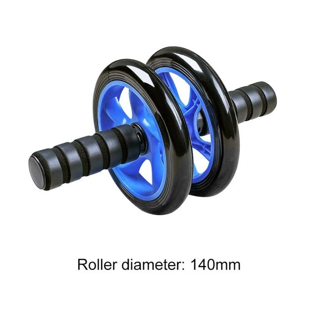 Double-wheeled Abdominal Press Wheel Rollers Exercise Equipment