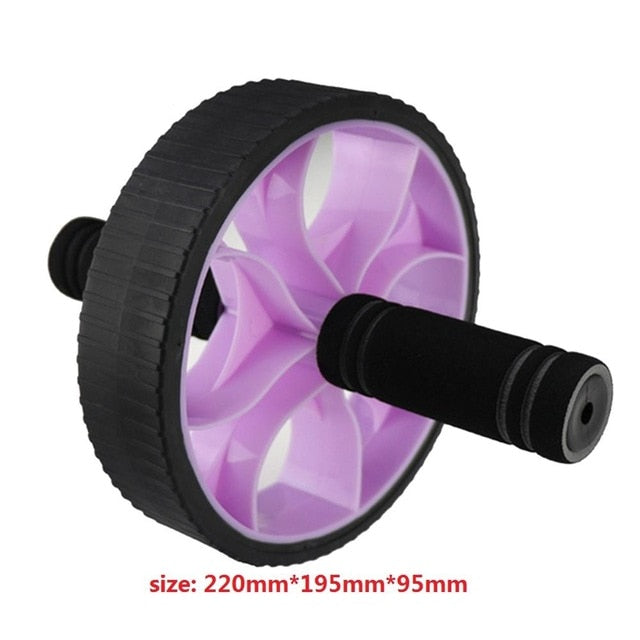 Double-wheeled Abdominal Press Wheel Rollers Exercise Equipment