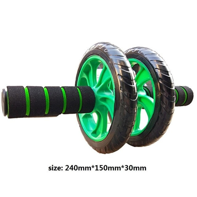 Double-wheeled Abdominal Press Wheel Rollers Exercise Equipment