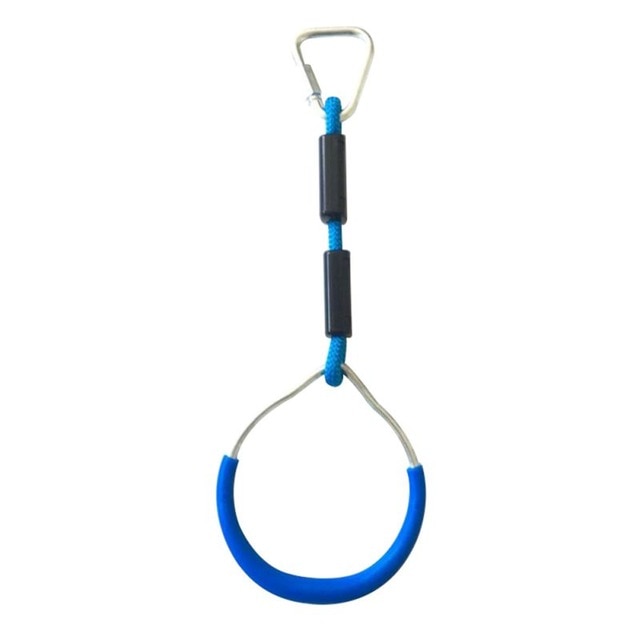 Fitness Gymnastic Rings Rope Climbing Wall Ring Kids Outdoor Physical