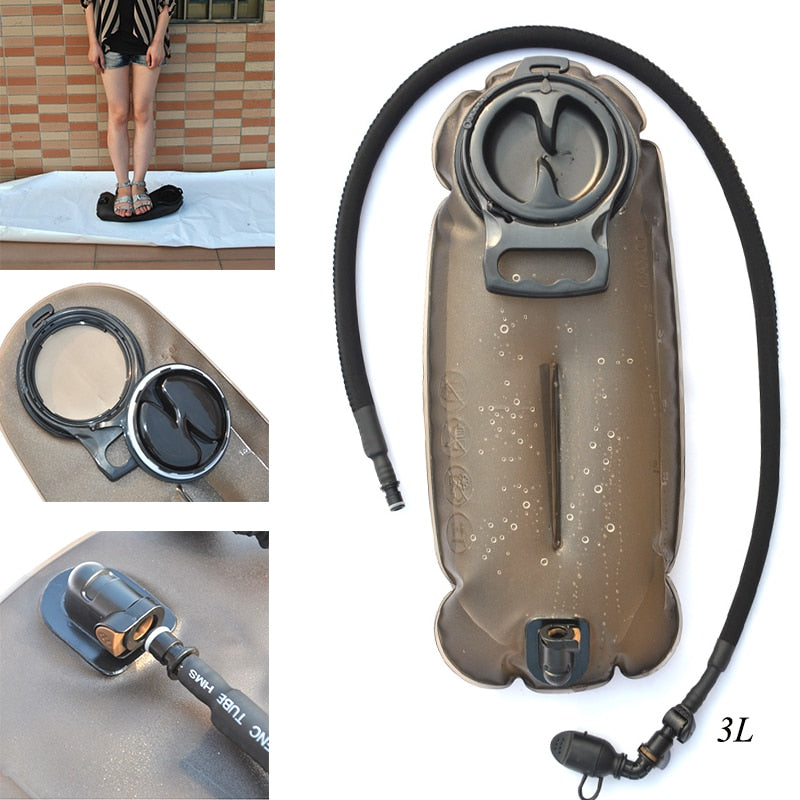 Military Outdoor 2L 2.5L 3L TPU Water Bag Bladder Sport Climbing Hydration System Hiking Survival Pouch Backpack Free Shipping