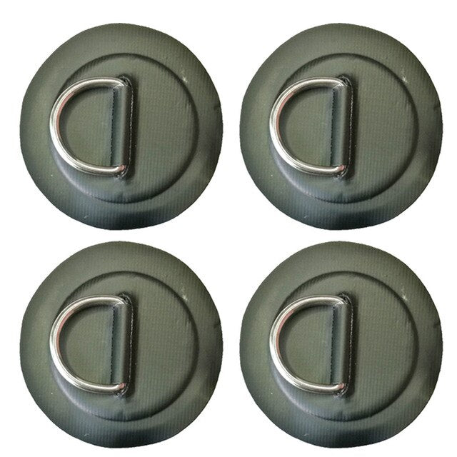 PVC Patch With Stainless Steel D Ring Deck Rigging Sup Round Ring