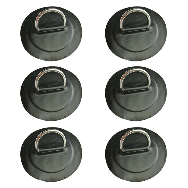 PVC Patch With Stainless Steel D Ring Deck Rigging Sup Round Ring