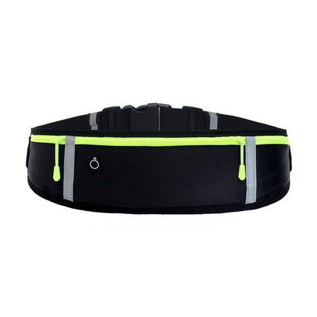 Sport Accessories Outdoor Running Waist Bags 3 Pockets Waterproof Mobile Phone Holder Jogging Belt Belly Women Gym Fitness Bag