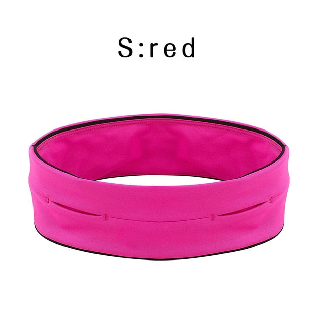 REXCHI Ultralight Running Belt for Men Women Sports Waist Bag Elastic Phone Holder Pack Hiding Anti-thief Sport Accessories