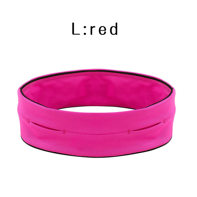 REXCHI Ultralight Running Belt for Men Women Sports Waist Bag Elastic Phone Holder Pack Hiding Anti-thief Sport Accessories