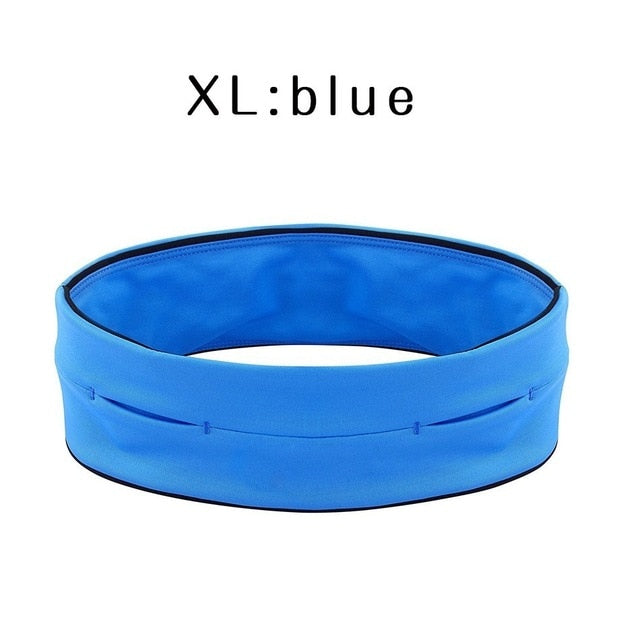 REXCHI Ultralight Running Belt for Men Women Sports Waist Bag Elastic Phone Holder Pack Hiding Anti-thief Sport Accessories