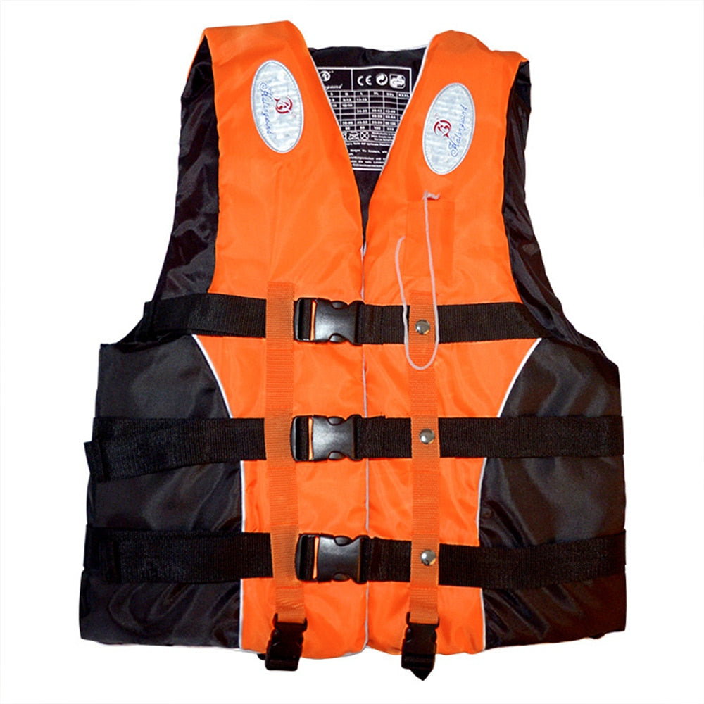 Polyester Adult Life Vest Jacket Water Sports Man kids Jacket Swimming Boating Ski Drifting Life Vest with Whistle M-XXXL Sizes