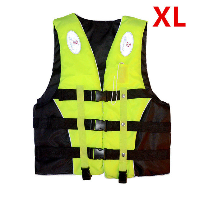 Polyester Adult Life Vest Jacket Water Sports Man kids Jacket Swimming Boating Ski Drifting Life Vest with Whistle M-XXXL Sizes