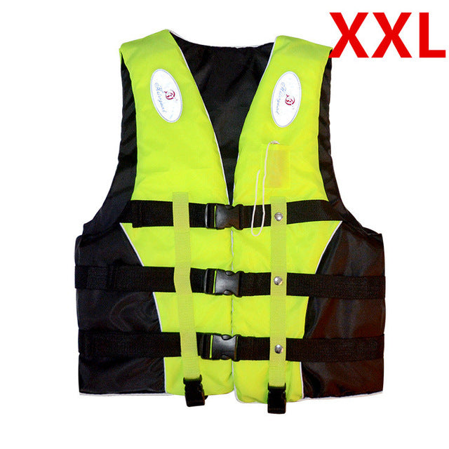 Polyester Adult Life Vest Jacket Water Sports Man kids Jacket Swimming Boating Ski Drifting Life Vest with Whistle M-XXXL Sizes