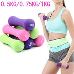 2 PCS Yoga Dumbell Outdoor Plastic Fitness Equipment Kidsg