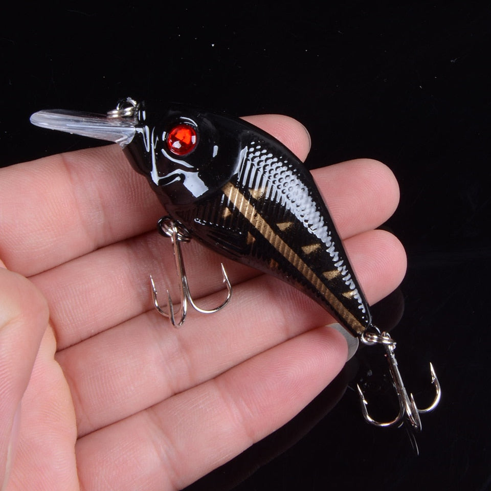 Fishing Minnow Bait Treble Hooks Sinking