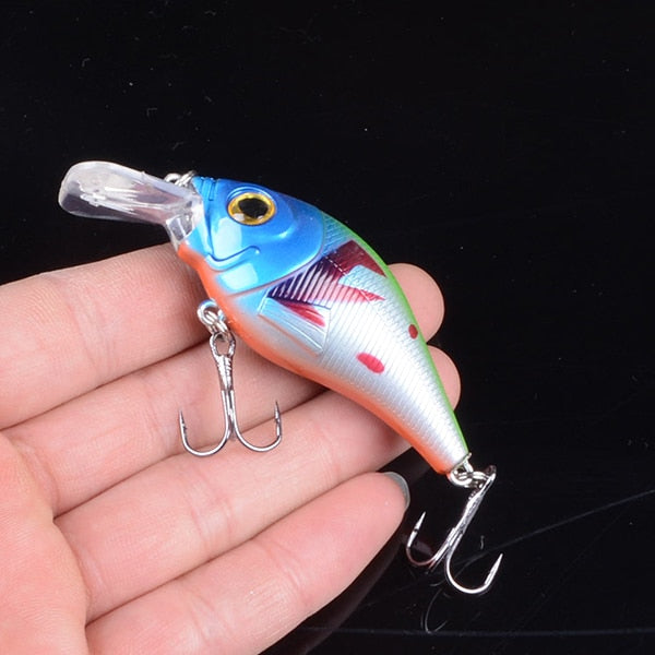 Fishing Minnow Bait Treble Hooks Sinking