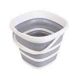 Silicone Bucket for Fishing Promotion Folding Bucket Car Wash Outdoor Fishing Supplies Square 10L Bathroom Kitchen Camp Bucket