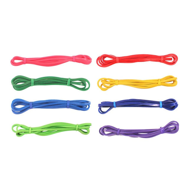 New Yoga Resistance Rubber Bands Fitness Equipment Rubber Pilates Sport Training Elastic Bands Indoor Outdoor Fitness Equipment