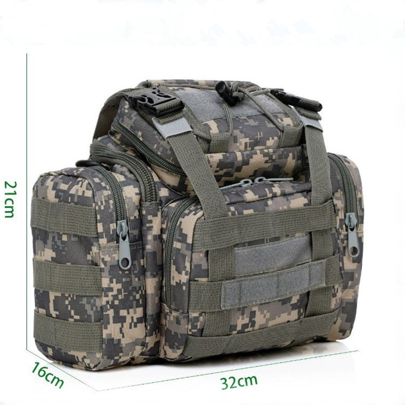 15L Capacity Fishing Bag 2020 Single Shoulder Outdoor Bags Tourism Mountaineering Hiking Oxford ClothPackage