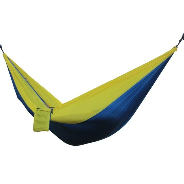 Portable Outdoor Camping Hammock with Mosquito Net Parachute Fabric Tent Backpacking Travel Survival Hunting Sleeping Bed hot