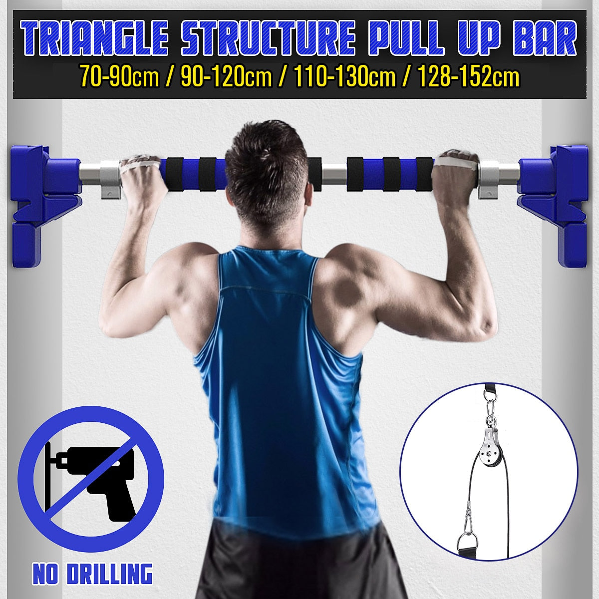 Adjustable Home Gym Workout Chin push Up