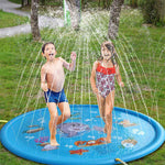 170cm Kids Inflatable Water spray pad Round Water Splash Play Pool Playing Sprinkler