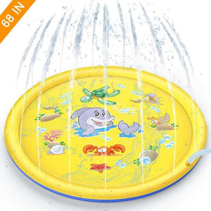 170cm Kids Inflatable Water spray pad Round Water Splash Play Pool Playing Sprinkler