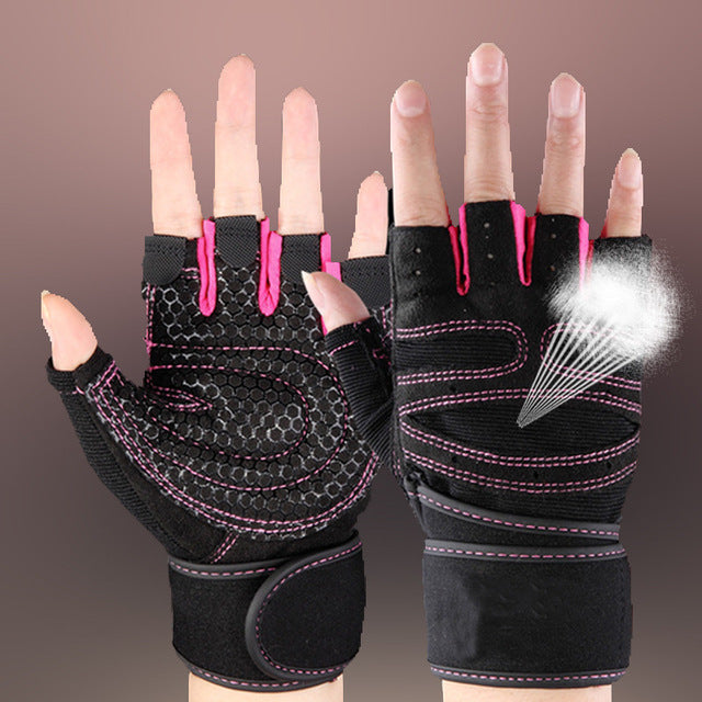 Half Finger Gym Gloves Heavyweight Sports