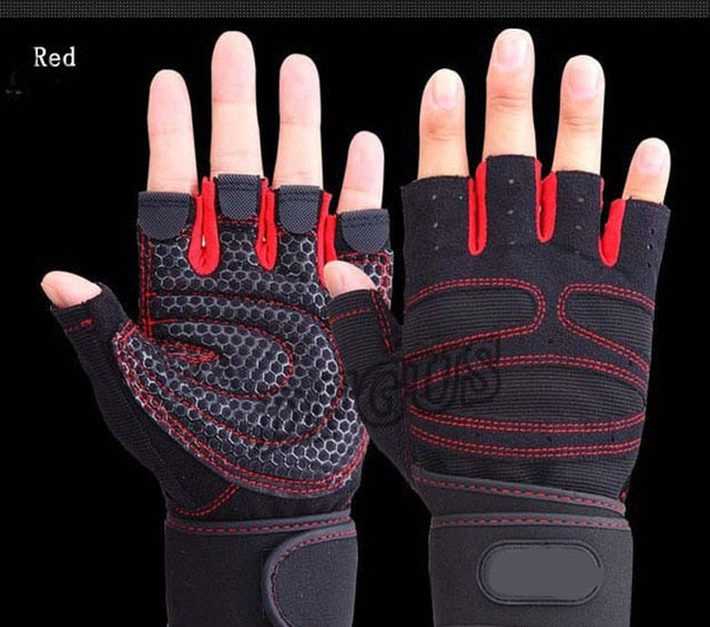 Half Finger Gym Gloves Heavyweight Sports