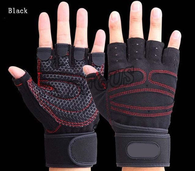 Half Finger Gym Gloves Heavyweight Sports