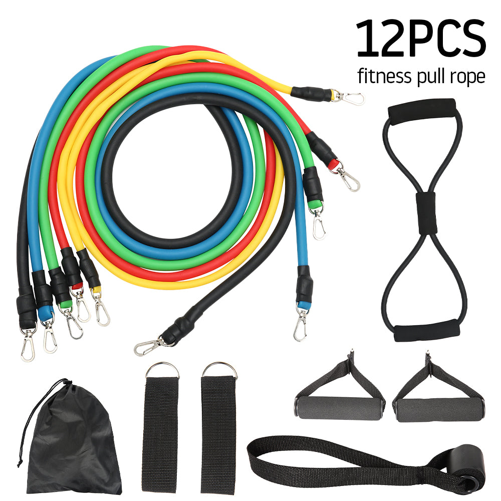 Yoga Band rope Elastic Rubber Latex Expander Home Fitness