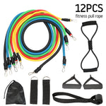 Yoga Band rope Elastic Rubber Latex Expander Home Fitness