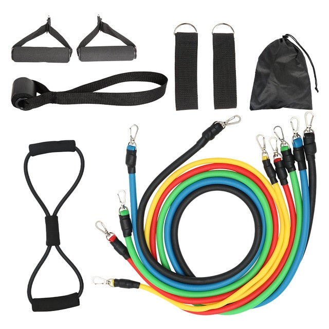 Yoga Band rope Elastic Rubber Latex Expander Home Fitness