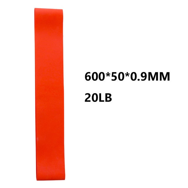 5PCS Yoga Resistance Rubber Bands Fitness Equipment 0.35mm-1.1mm