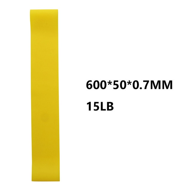 5PCS Yoga Resistance Rubber Bands Fitness Equipment 0.35mm-1.1mm