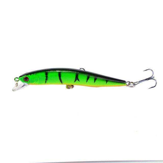 Fishing Bait 3D Eye 10cm/8.2g Minnow Crankbait Wobblers Perch Artificial Bait Pike Carp Bait Swim